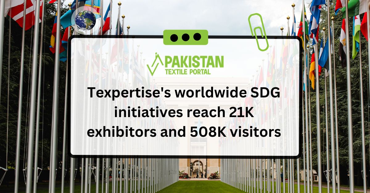 Texpertise’s worldwide SDG initiatives reach 21K exhibitors and 508K visitors