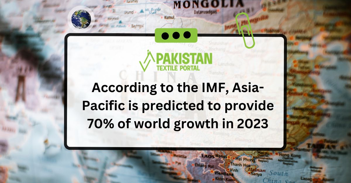 According to the IMF, Asia-Pacific is predicted to provide 70% of world growth in 2023