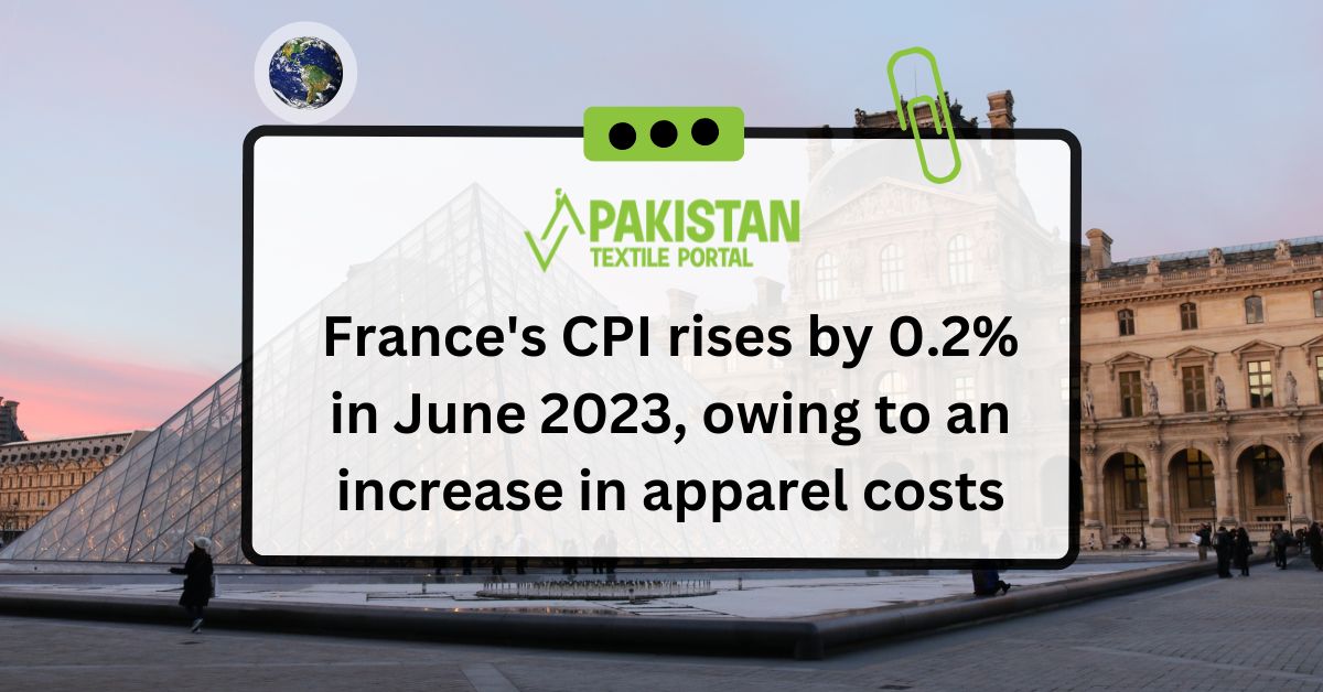 France’s CPI rises by 0.2% in June 2023, owing to an increase in apparel costs