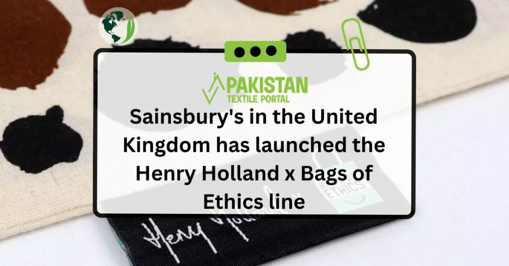 Sainsbury's in the United Kingdom has launched the Henry Holland x Bags of Ethics line