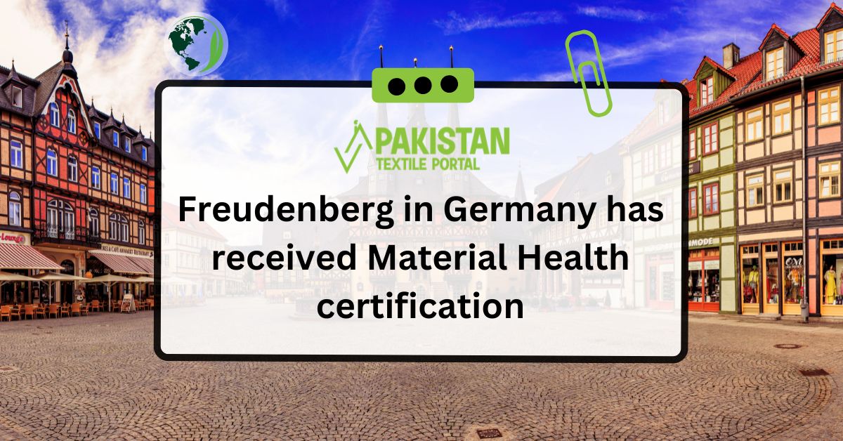 Freudenberg in Germany has received Material Health certification