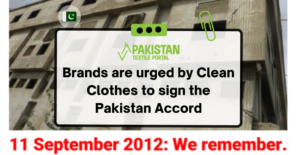 Brands are urged by Clean Clothes to sign the Pakistan Accord