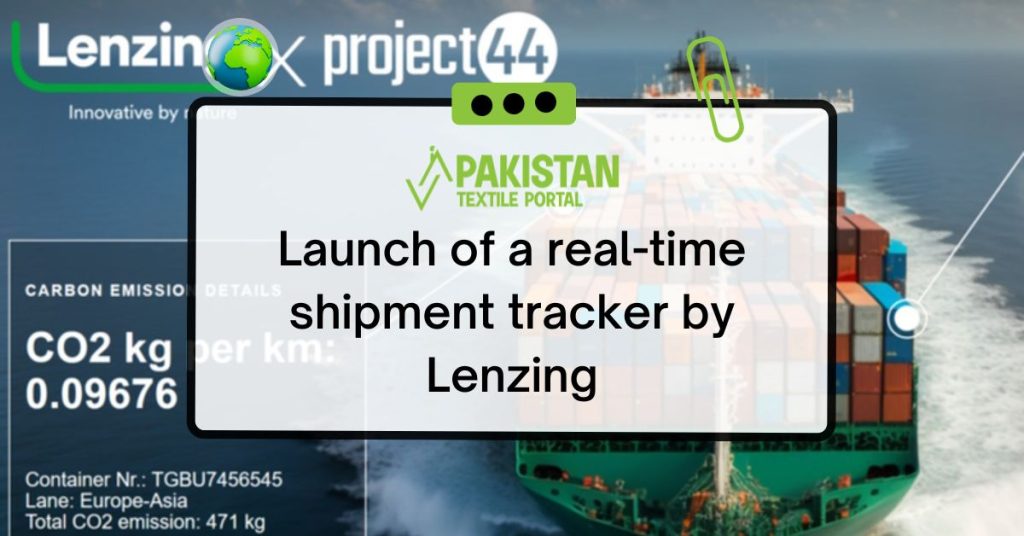 Launch of a real-time shipment tracker by Lenzing