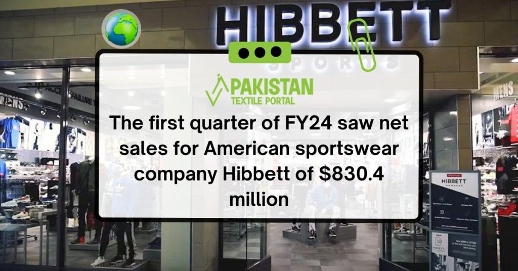 The first quarter of FY24 saw net sales for American sportswear company Hibbett of $830.4 million