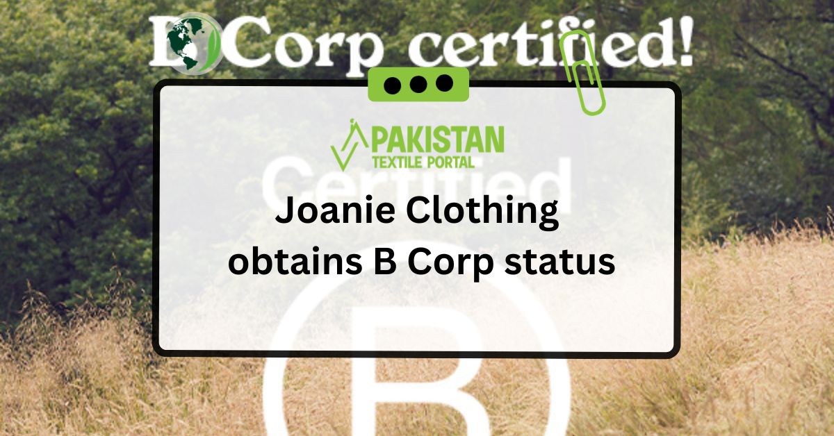 Joanie Clothing obtains B Corp status