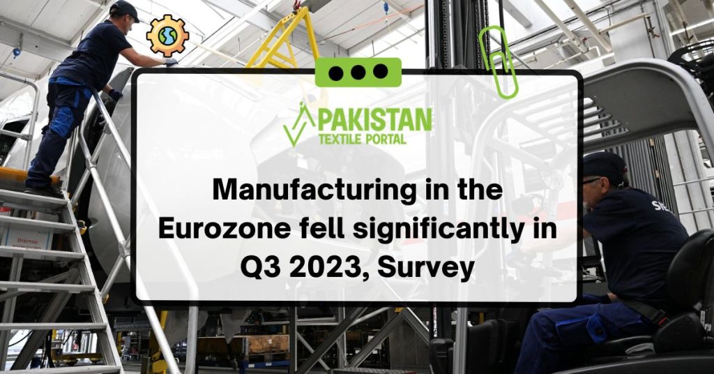 Manufacturing in the Eurozone fell significantly in Q3 2023, Survey