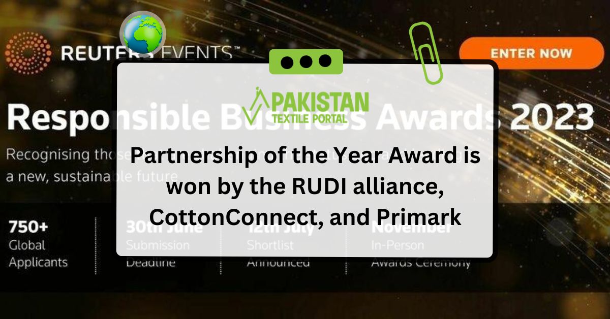 Partnership of the Year Award is won by the RUDI alliance, CottonConnect, and Primark