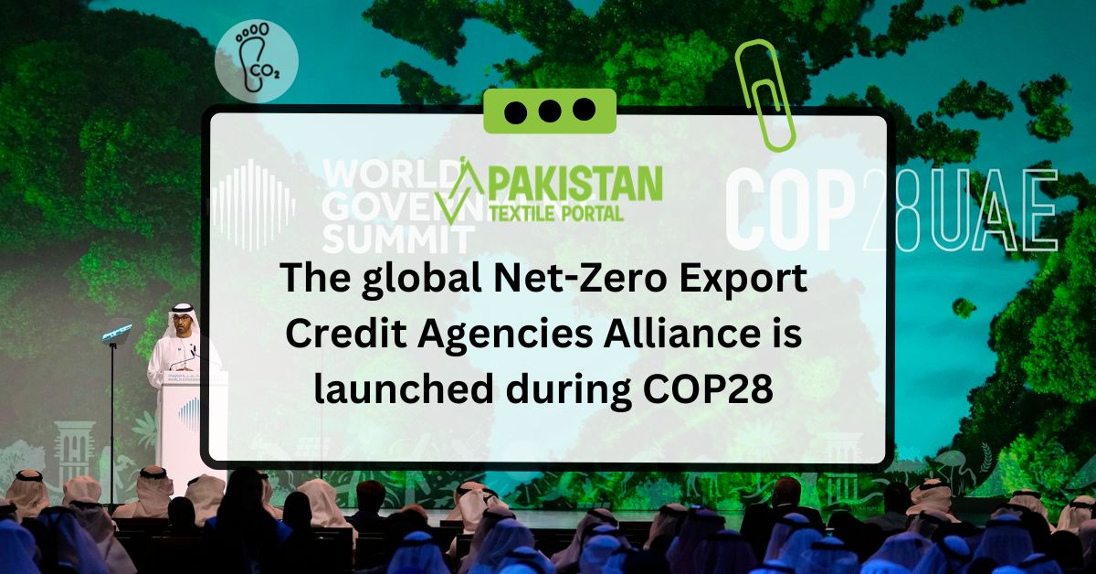 The Global Net-Zero Export Credit Agencies Alliance is launched during COP28