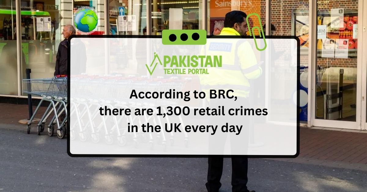 According to BRC, there are 1,300 retail crimes in the UK every day