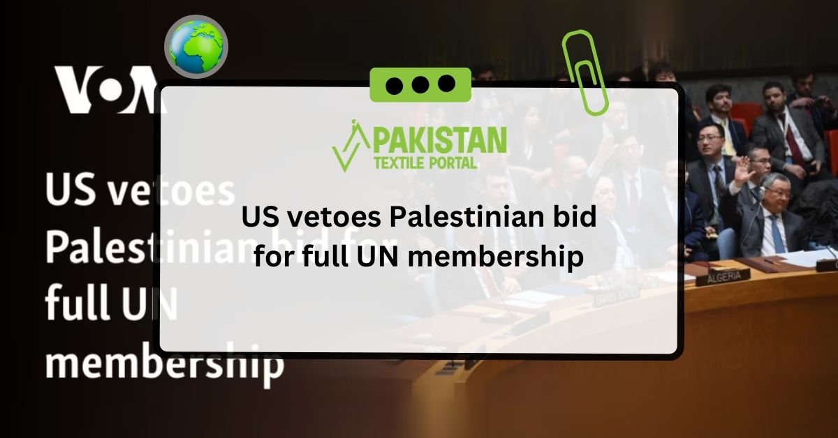 US vetoes Palestinian bid for full UN membership