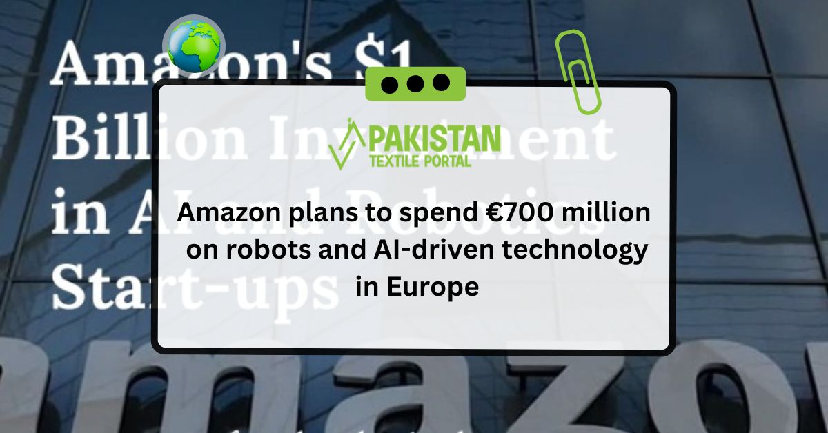 Amazon plans to spend €700 million on robots and AI-driven technology in Europe