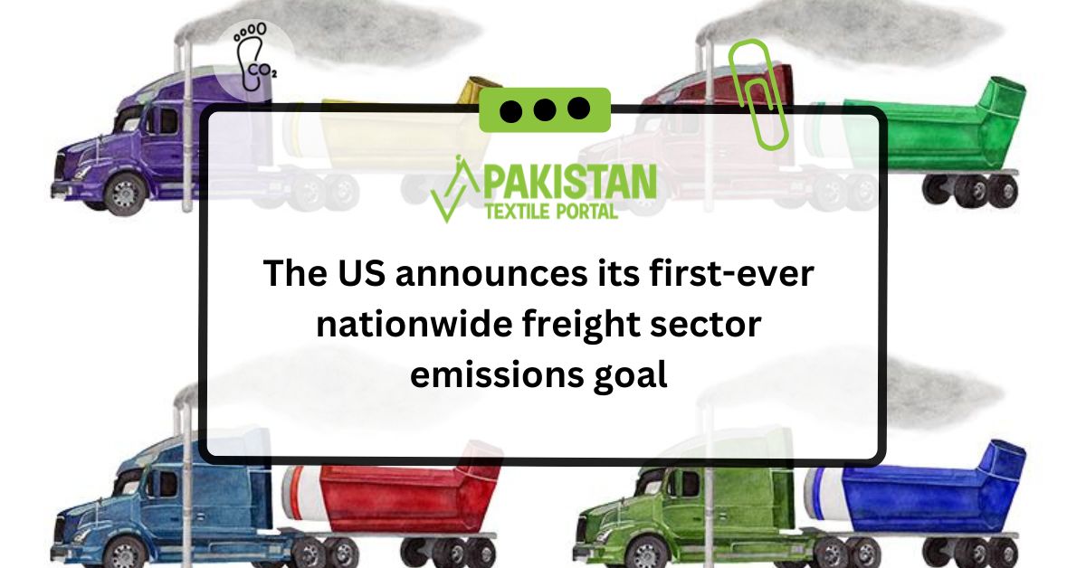The US announces its first-ever nationwide freight sector emissions goal