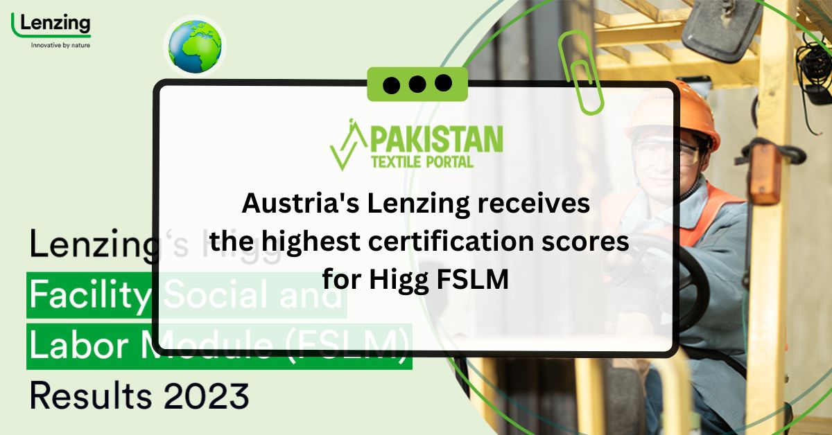 Austria’s Lenzing receives the highest certification scores for Higg FSLM