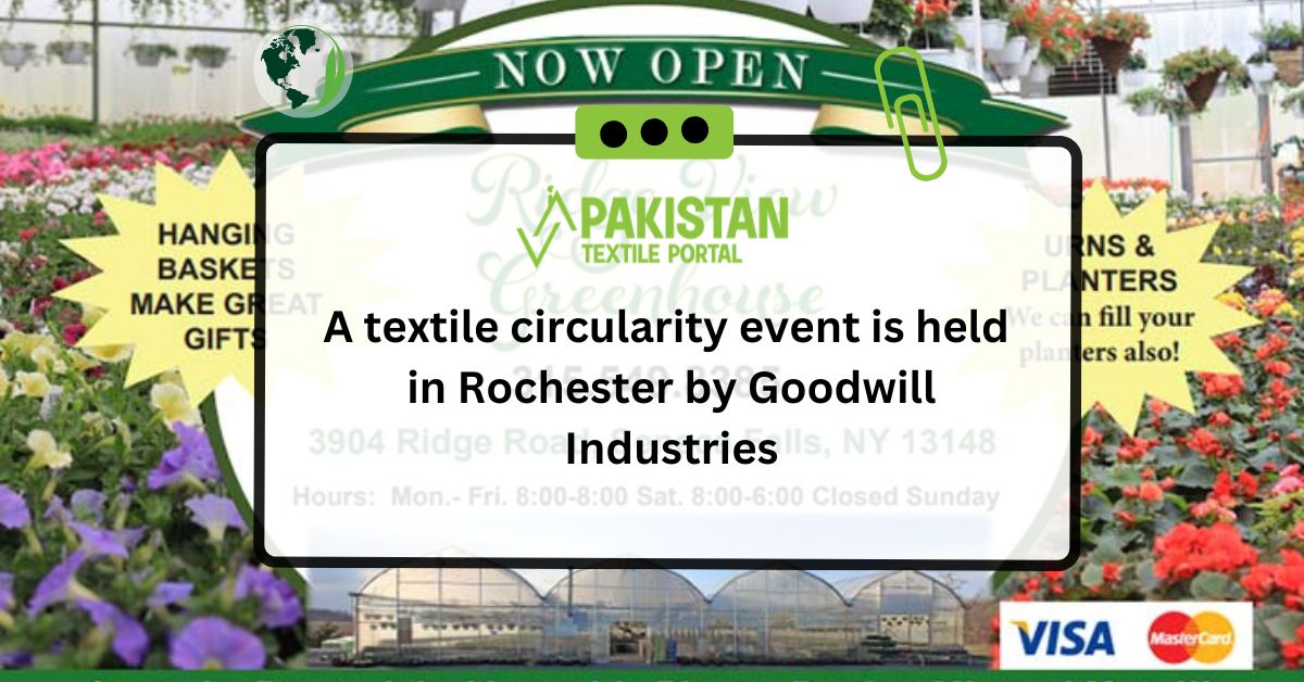 A textile circularity event is held in Rochester by Goodwill Industries