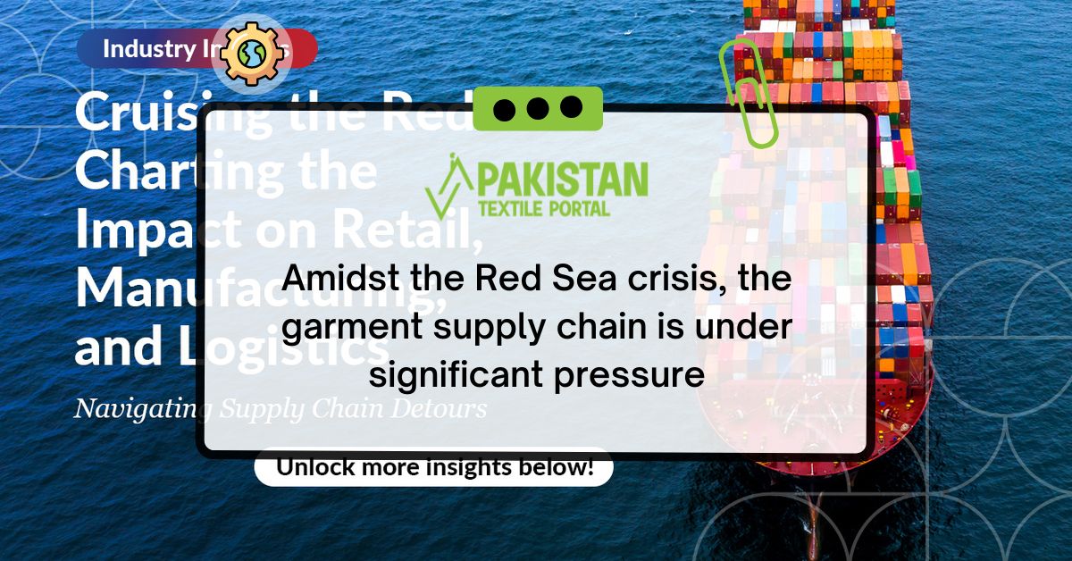 Amidst the Red Sea crisis, the garment supply chain is under significant pressure