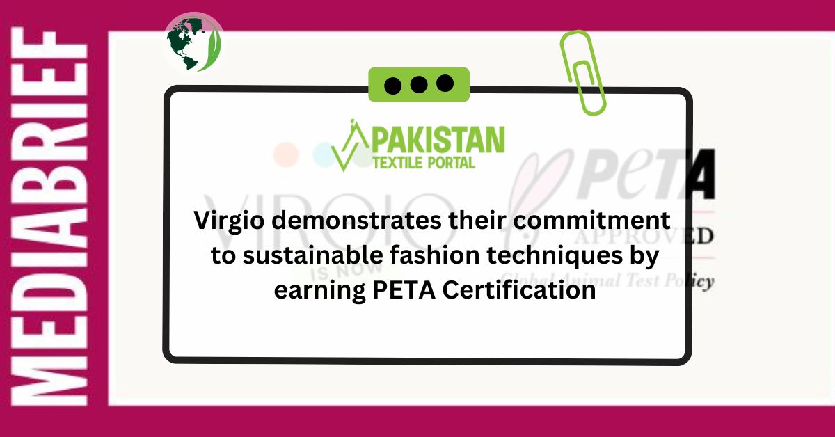 Virgio demonstrates their commitment to sustainable fashion techniques by earning PETA Certification