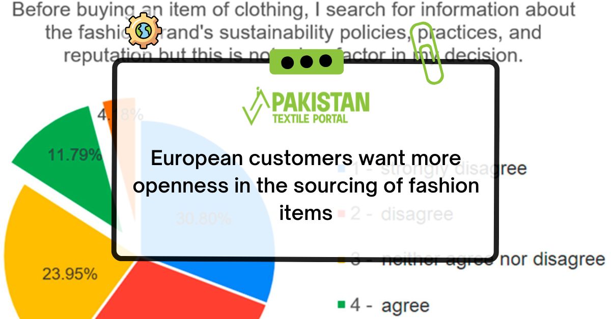 European customers want more openness in the sourcing of fashion items
