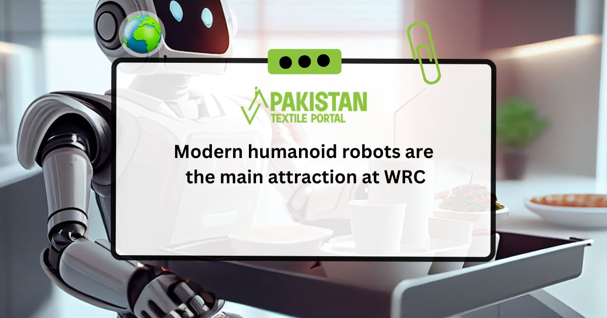 Modern humanoid robots are the main attraction at WRC